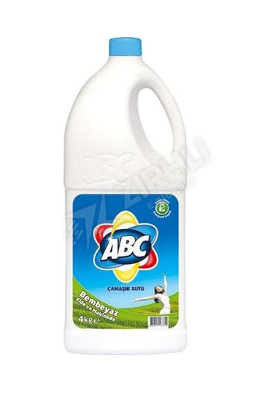 4 Adet Abc Çamaşır Suyu Bembeyaz & Parlak 4 Lt Diğer