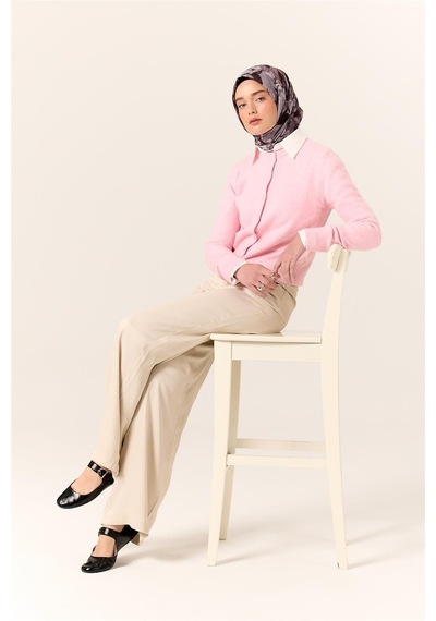 Silk Home İnce Pamuk Soft Eşarp Pastel Mor-siyah Desenli Kolay Şekil Alan 90x90 Çok Renkli