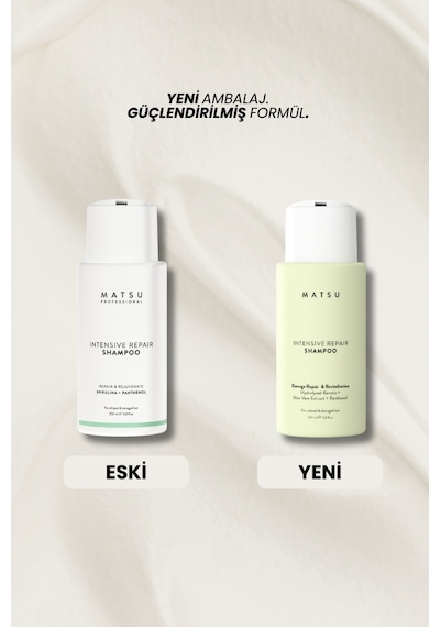 Matsu Intensive Repair Onarıcı Şampuan 350 ml | Boyalı & Yıpranmış Saçlar
