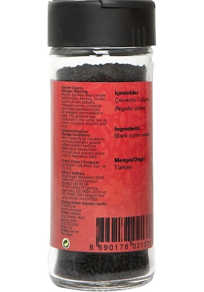 Hayfene Çörekotu Cam 50 G