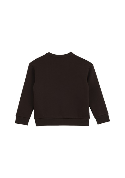 Jeep Kahverengi Erkek Çocuk Baskılı Sweatshirt J6wb-swt7781 Kahve