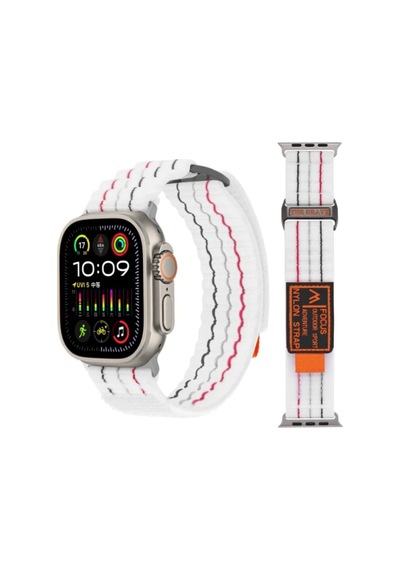 Wearfitpro Apple Uyumlu Watch Ultra 2, 3, 8, 9, 10  Focus Trail Loop Akıllı Saat Kordonu - Kayışı 45-49mm