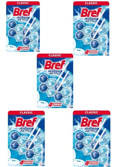 Bref 5'li Power Aktif Ocean Klozet Bloğu 2 x 50 G