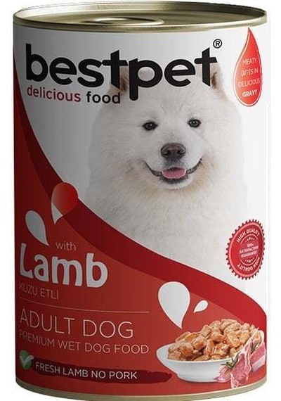 Bestpet Kuzulu Gravy Yetişkin Köpek Konservesi 400 G