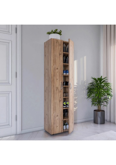 Albi Ayakkabılık - Çok Amaçlı Dolap - Kiler Dolabı - Banyo Dolabı - 60 Cm Atlantik Çam Albi Ayakkabılık - Çok Amaçlı Dolap - Kiler Dolabı - Banyo Dolabı - 60 Cm Atlantik Çam