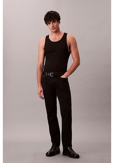 Calvin Klein Erkek Slim Straight Kesim 5 Cepli Jean Pantolon - Siyah Evenıng Blue