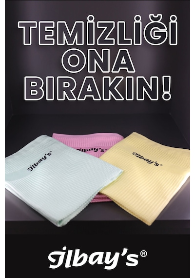 Temizlik Bezi-%100 3 Adet 40x60cm Ölçülerinde Diğer