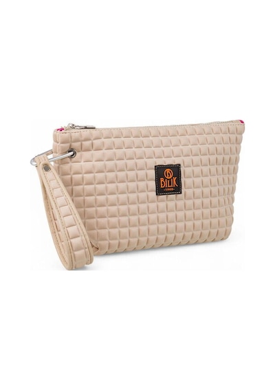 Bilik Deri Scuba Bej Kadın Portföy & Clutch Çanta Yeliz Bej