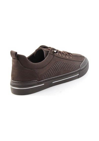 Bambi Kahve Nubuk Hakiki Deri Erkek Sneaker E01438096001