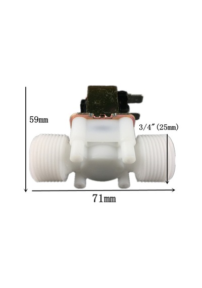 3/4 12 Volt Solenoid Su Ve Hava Valfi (Ventil) - 366941010
