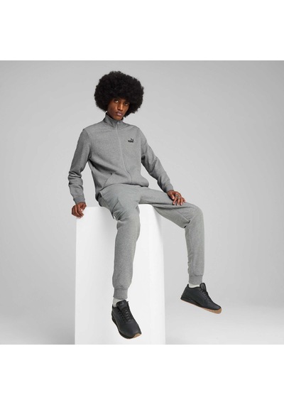 Puma Essentıals No. 1 Logo Erkek Track Ceket 682584 03 Gri