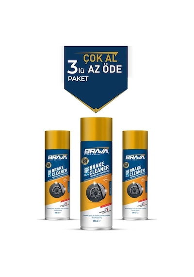 C900 Balata Temizleyici Genel Temizlik Spreyi 3 Adet