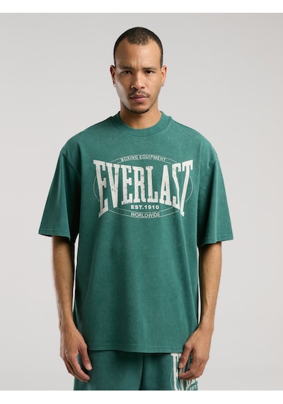 Everlast Authentic Boxing Oversize Koyu Yeşil Erkek Tişört Koyu Yeşil