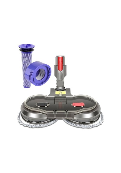 Dyson V7 V8 Uyumlu Turbo Başlık Su Depolu Paspas Hepa Filtre Seti