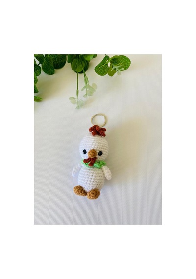 Adenya Sepeti Amigurumi Horoz Anahtarlık