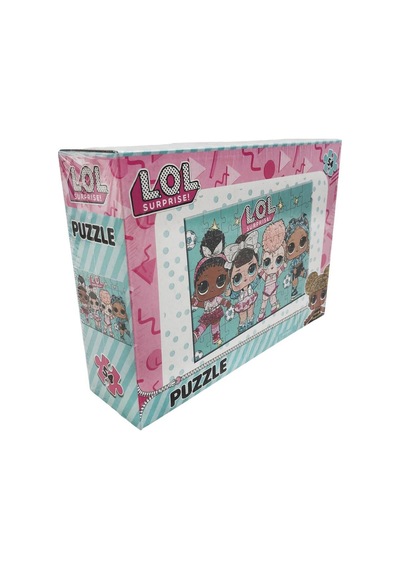 Laço Kids Lol 54 Parça Puzzle Lol7895, Çocuklar Için Eğlenceli Puzzle
