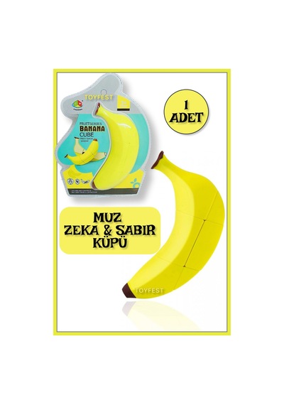 Meyve Serisi Zeka Küpü - Akıl Küpü - Sabır Küpü - Magic Cube - Muz