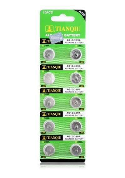 Tedar Tıanqıu Ag10 Lr1130/389 Alkalin 10'lu Düğme Pil Najmaddin