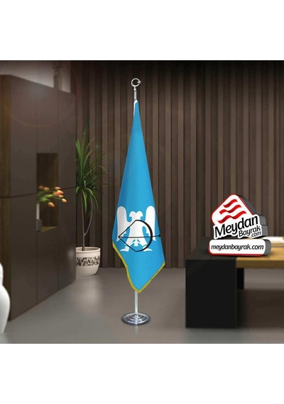 Büyük Selçuklu Devleti-17 Eski Türk Devletleri-ofis-toplantı Odaları-direkli -saçaklı Makam Bayrağı 1