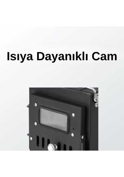 Madfox Woodlander Portatif Katlanır Kamp Çadır Sobası Siyah