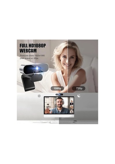 Webcam    1080p  Hd  Konferans  Kamera  Dahili  Mikrofon  Görüntülü  Sohbet  Yayın  Kamerası  Hd  Video  Ae-104