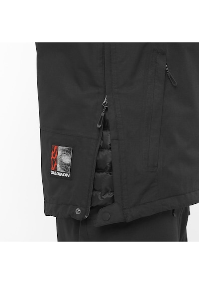 Salomon Venom Anorak Erkek Kayak Montu Deep Black Lc2609700 Siyah