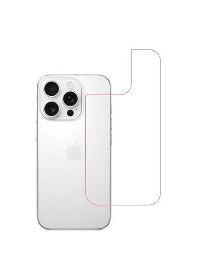 Apple Uyumlu   iPhone 16 Pro Max Mat Arka Esnek Nano Koruyucu