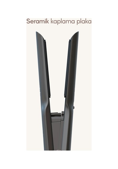Sinbo Shd-1742 Kablosuz Saç Düzleştirici Gri 80 X 20 Mm Seramik Plaka İle 2 Kademe Isı Ayarı