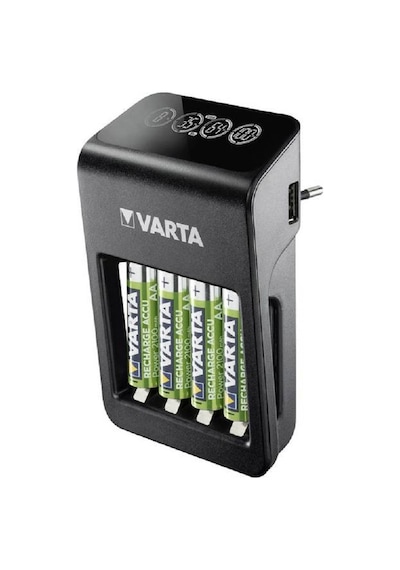 Varta Lcd Plug Plus Şarj Cihazı 12X2100 Mah Aa Şarjlı Pil