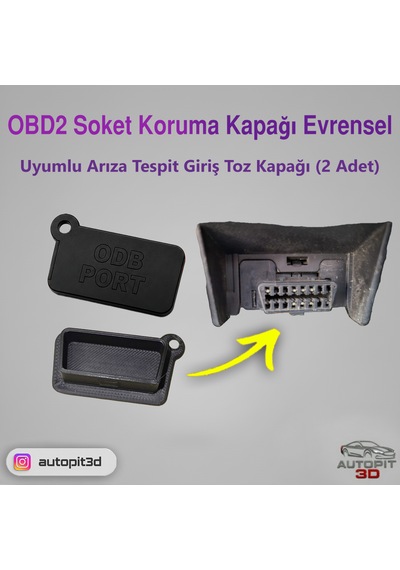 Evrensel Obd-ıı Soket Koruma Kapağı / Obd Teşhis Soketi Kapağı