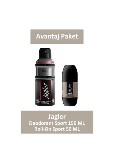 Jagler Deodorant Sport 150 Ml + Jagler Man Sport Roll-on 50 Ml
