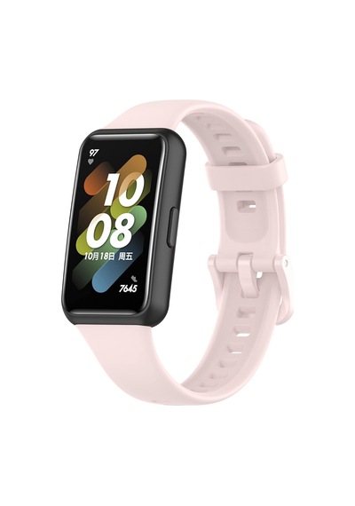 Huawei Band 7 İle Uyumlu Saat Kayışı Ent Kaliteli Huawei Mi Band 7 İle Uyumlu Spor Saat Kontrast Renkli Lagniappe Silikon Kordon Diğer