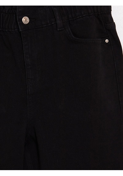 LC Waikiki Lcwaıkıkı Classic Siyah Beli Lastikli Slim Fit Kadın Jean Pantolon Blakız Çocuk LC Waikiki Lcwaıkıkı Classic Siyah Beli Lastikli Slim Fit Kadın Jean Pantolon Blakız Çocuk