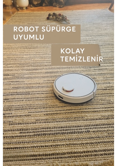 Elvey Home Bej/kahve İskandinav Bohem Üst Kalite Bukle Soft Salon Koridor Mutfak Çocuk Oturma Odası Halı Yolluk Bej-kahve
