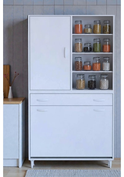 Eliusta Rule Sepetli Banyo/mutfak Dolabı 95 Cm Genişliğe Sahip 95x171x32,5 Cm Üç Sepetli Beyaz Dolap Beyaz Eliusta Rule Sepetli Banyo/mutfak Dolabı 95 Cm Genişliğe Sahip 95x171x32,5 Cm Üç Sepetli Beyaz Dolap Beyaz