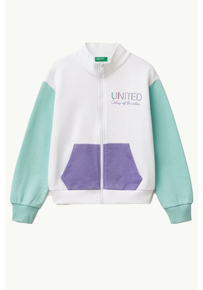 United Colors Of Benetton Benetton Kız Çocuk Sweatshirt BEYAZ