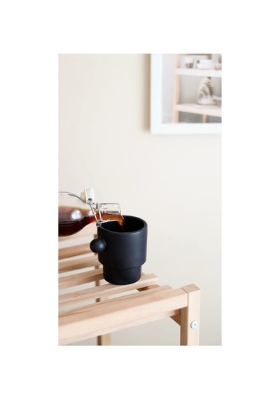 Colorfull Coffe Collection Top Kulplu El Yapımı Seramik Kupa Siyah - 272234932 Siyah