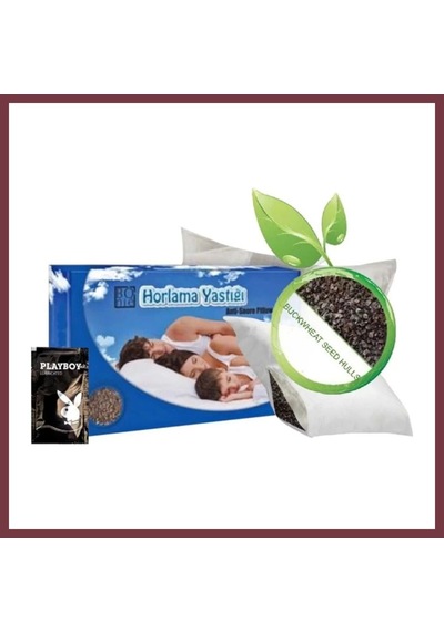 Storeşahin Muzicevi Anti-snoring Pillow - Karabuğday Yastığı 50 X 70 Cm + Jel Shn0720 Çok Renkli