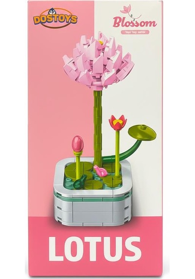 Dostoys Yapı Taşı Serisi Çiçek Yapım Seti Lotus