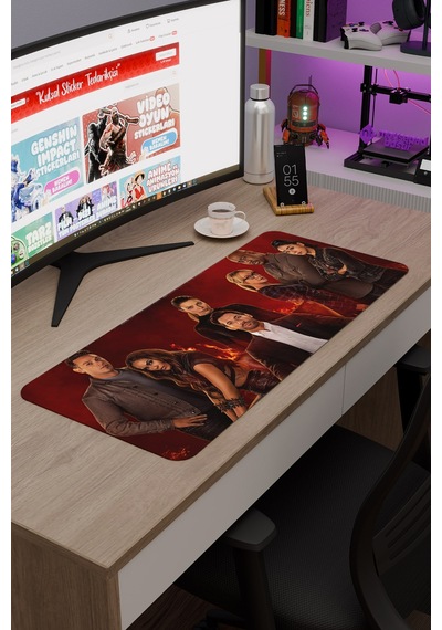 Lucifer V2 70x30 Xl Gaming Kauçuk Kaymaz Taban Mouse Pad Fare Altlığı