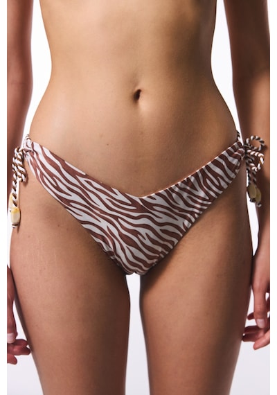 Penti Gale Zebra Desenli V Kesimli Bikini Altı