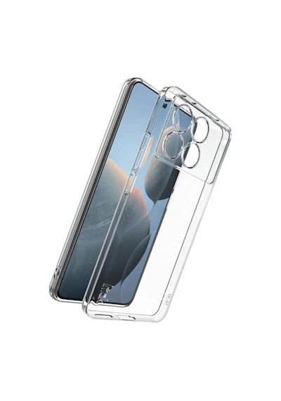 Xiaomi Poco X6 Pro Kılıf Lüx Şeffaf Silikon 0.2M-Çok Renkli