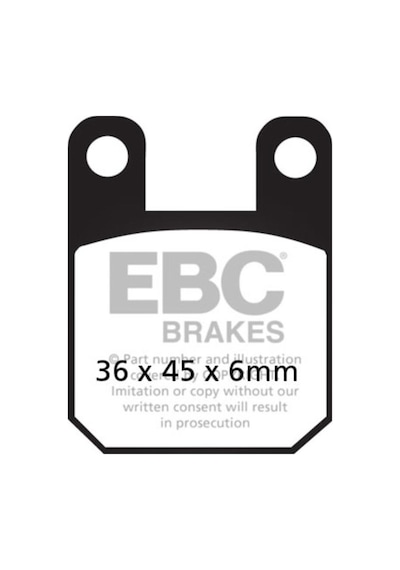 Ebc Sfa115 Beta 50-125 Rr , Peugeot Ludıx Fren Balatası