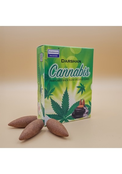 Darshan Cannabis Geri Akış Tütsü Bitkisel Aromatik Backflow Tütsü