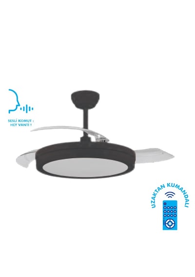 Vanti Kcf306 30w 42 Smart Ledli Modern Vantilatör