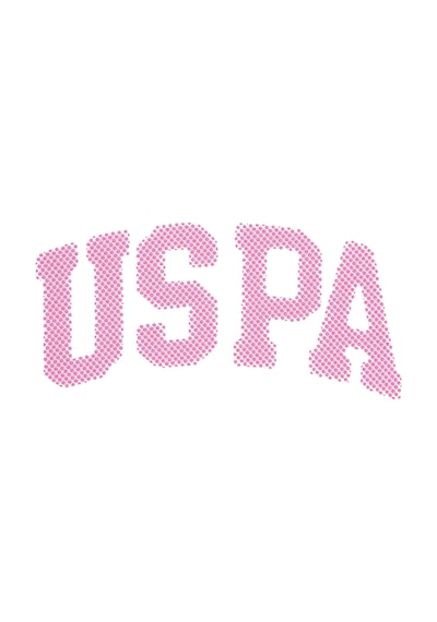U.S. Polo Assn. Kız Çocuk Bisiklet Yaka Basic Tişört BEYAZ