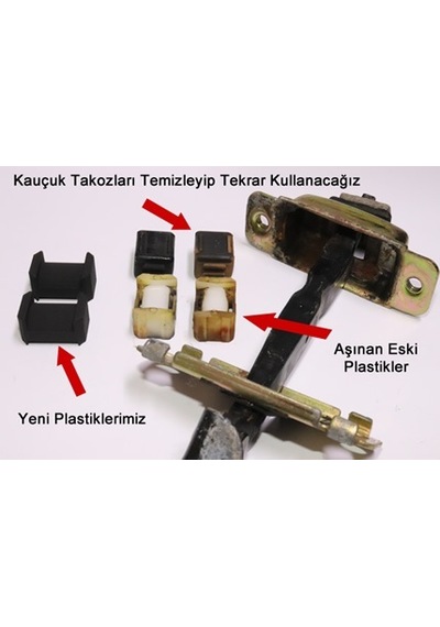 Barrer Hyundai SANTA FE Kapı Gergi (Limitör) Tamir Kiti 2000-2006