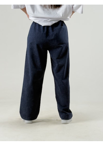 Cocopelli Lacivert Yıkamalı Kadın Eşofman Coc3319