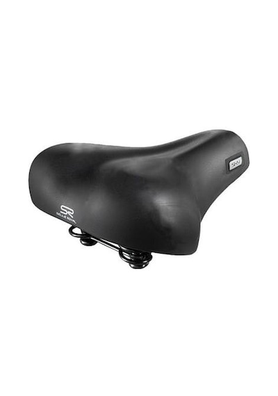 Selle Royal Sky Astrale Unisex Yaylı Geniş Rahat Bisiklet Sele Siyah - Neon Turuncu