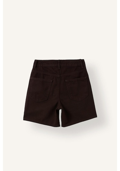 Defacto %100 Pamuk Regular Fit 5 Cepli Jean Bermuda Şort I7380ax26smbn212 Kahve-bn212